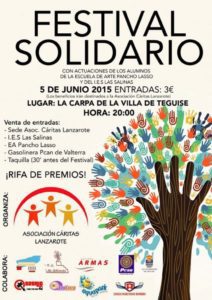 festival solidario caritas en tias