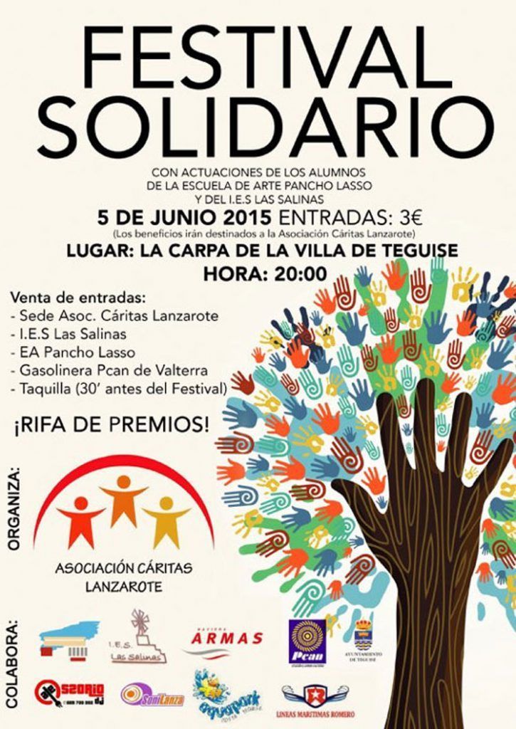 Festival Solidario organizado por Cáritas Lanzarote (Viernes, 05 de junio)