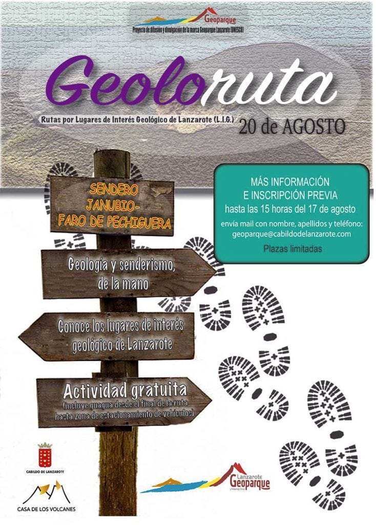 Geoloruta por la plataforma de El Rubicón (Sábado, 20 de agosto)