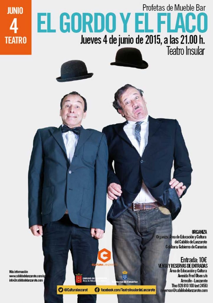 El gordo y el flaco, teatro a cargo del Profetas de Mueble Bar (Jueves, 04 de junio)