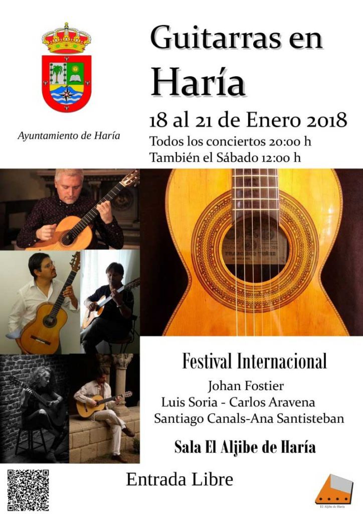 Festival Internacional Guitarras en Haría 2018 (Del 18 al 21 de enero)