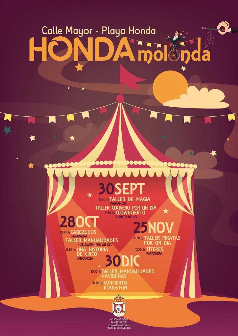 Honda Molonda, cultura y ocio en Playa Honda (Sábado, 30 de diciembre)