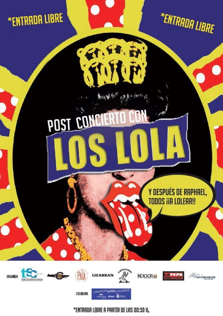 Concierto de Los Lola en el C.C. Marina Lanzarote (Viernes, 05 de junio)