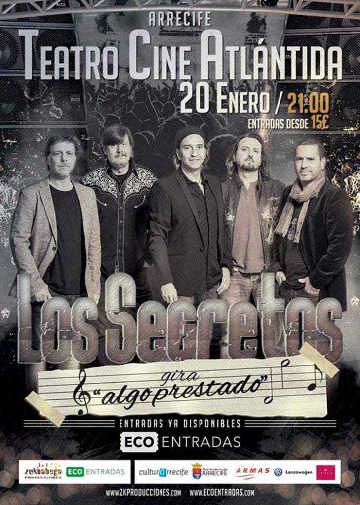 Concierto de Los Secretos (Viernes, 20 de enero)