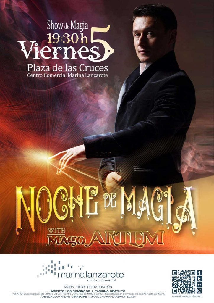 Noche de Magia en Marina Lanzarote (Viernes, 05 de agosto)