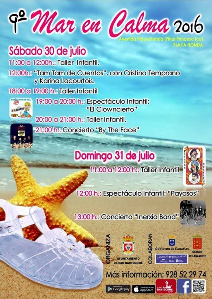IX Festival Mar en Calma Playa Honda 2016 (30 y 31 de julio)