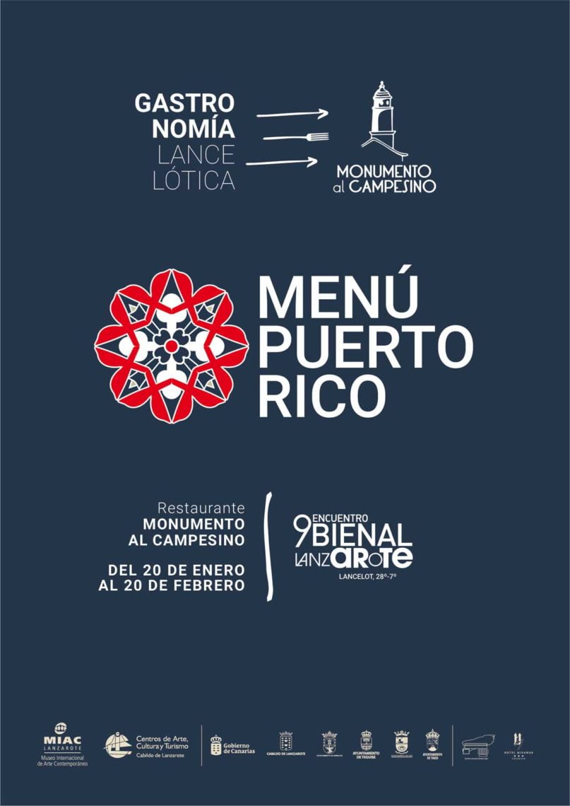 Nuevo Menú Puerto Rico en el Monumento al Campesino (Hasta el 20 de febrero)