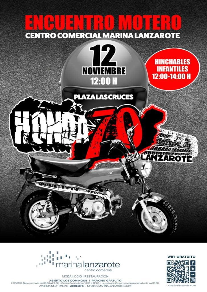 Encuentro Motero en Marina Lanzarote (Sábado, 12 de  noviembre)
