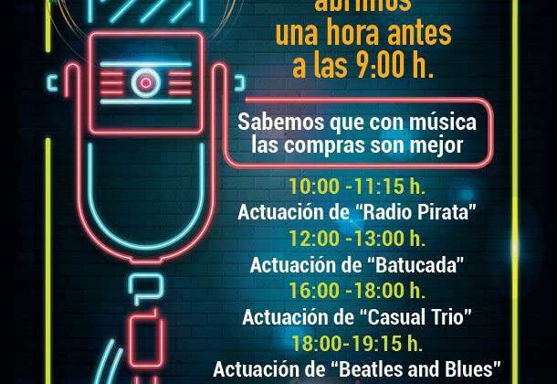 musica en biosfera para tus compras de última hora