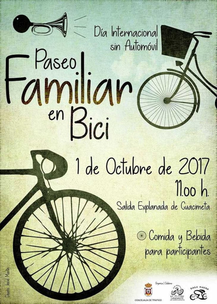 Paseo Familiar en Bici para celebrar el Día Internacional sin Automóvil (Domingo, 01 de octubre)