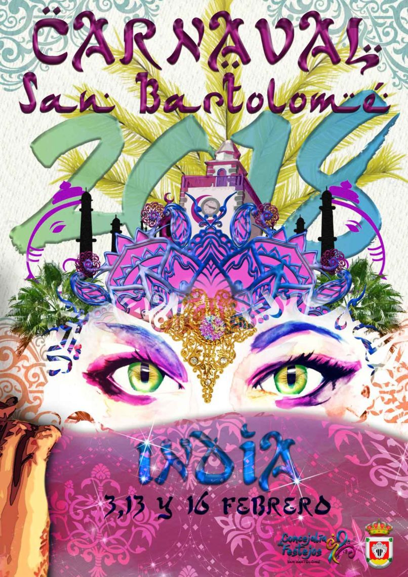 Programa Carnaval San Bartolomé 2018 (Del 03 al 16 de febrero)