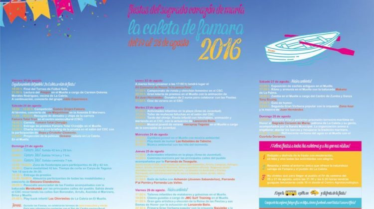 programa fiestas famara 2016