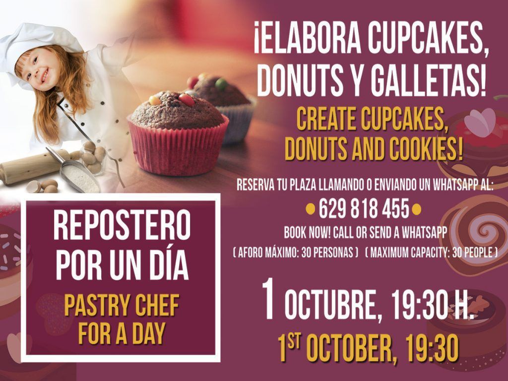 Repostero por un día en C.C. Biosfera (Sábado, 01 de octubre)