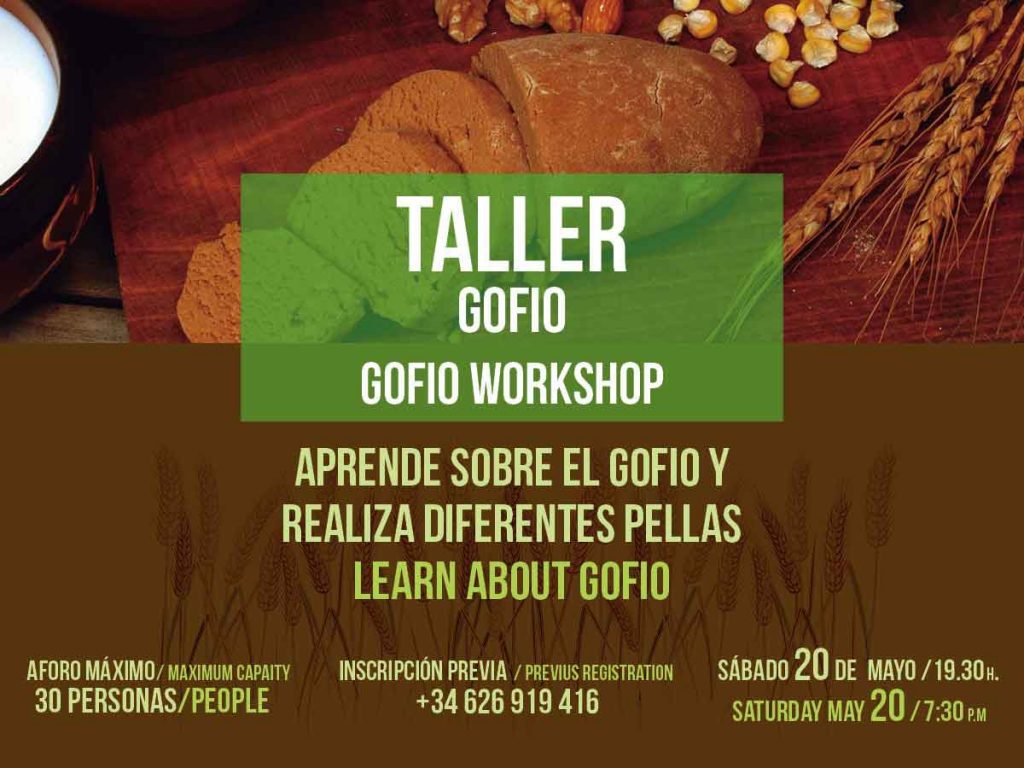 Taller de gofio C.C. Biosfera Plaza (Sábado, 20 de mayo)