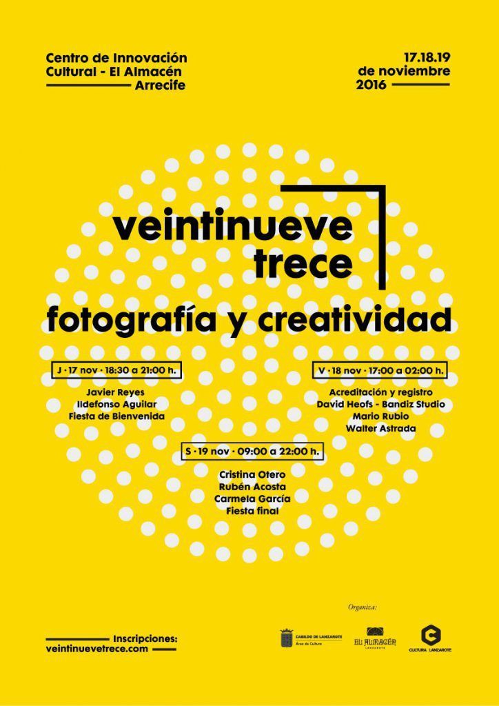 I Encuentro de Fotografía y Artes Visuales de Lanzarote (17, 18 y 19 de noviembre)
